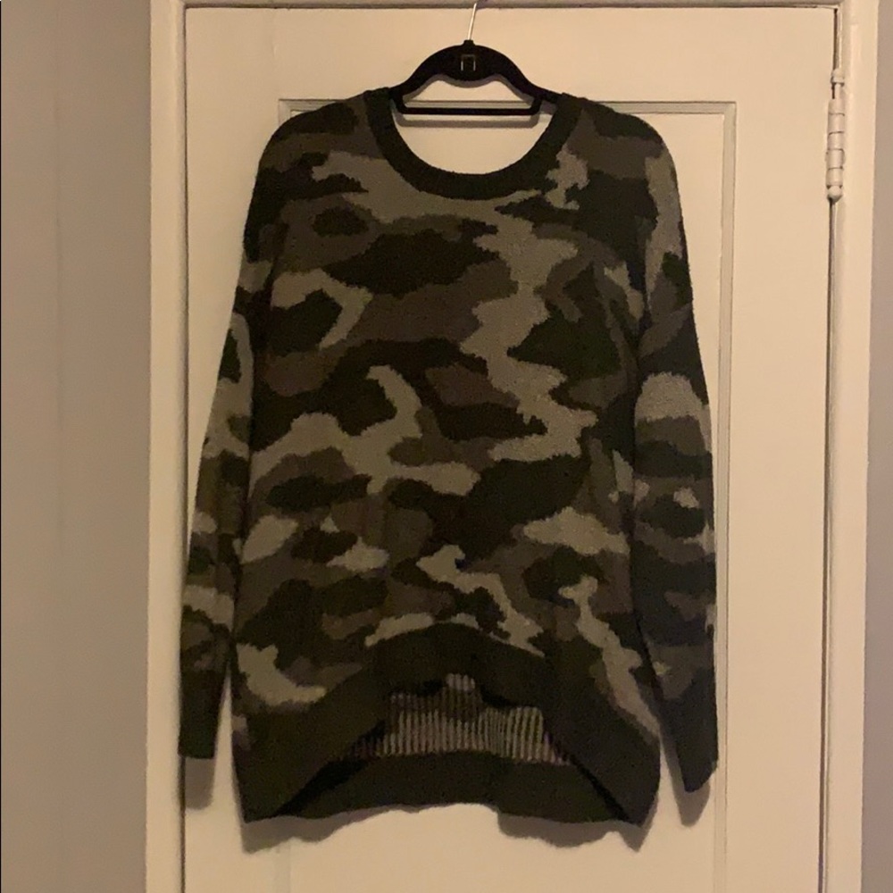 Camo sweater